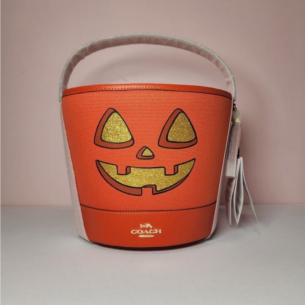 Coach Special Edition  2024 Halloween Bucket Tote NWT - Picture 3 of 6